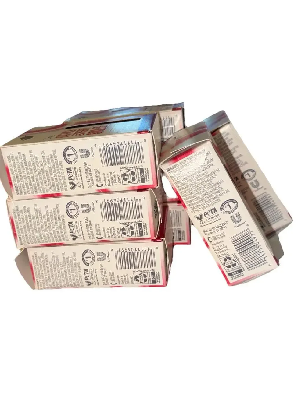 Lot Of 8 Dove Oat Milk & Berry Brûlée Plant Milk Cleansing Bar Soap 5oz
